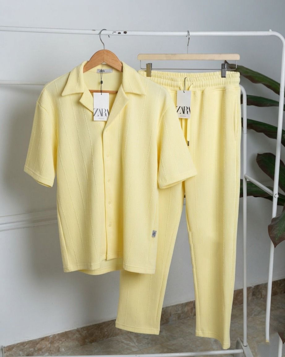 ZARA. Shirt + Pants Suit